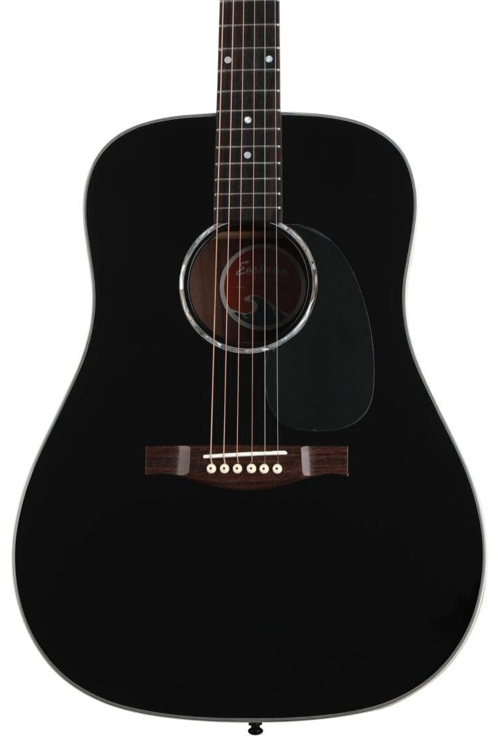 Eastman PCH2-D-BK Dreadnought Acoustic Guitar - Black Top w/ Gig Bag - Image 5