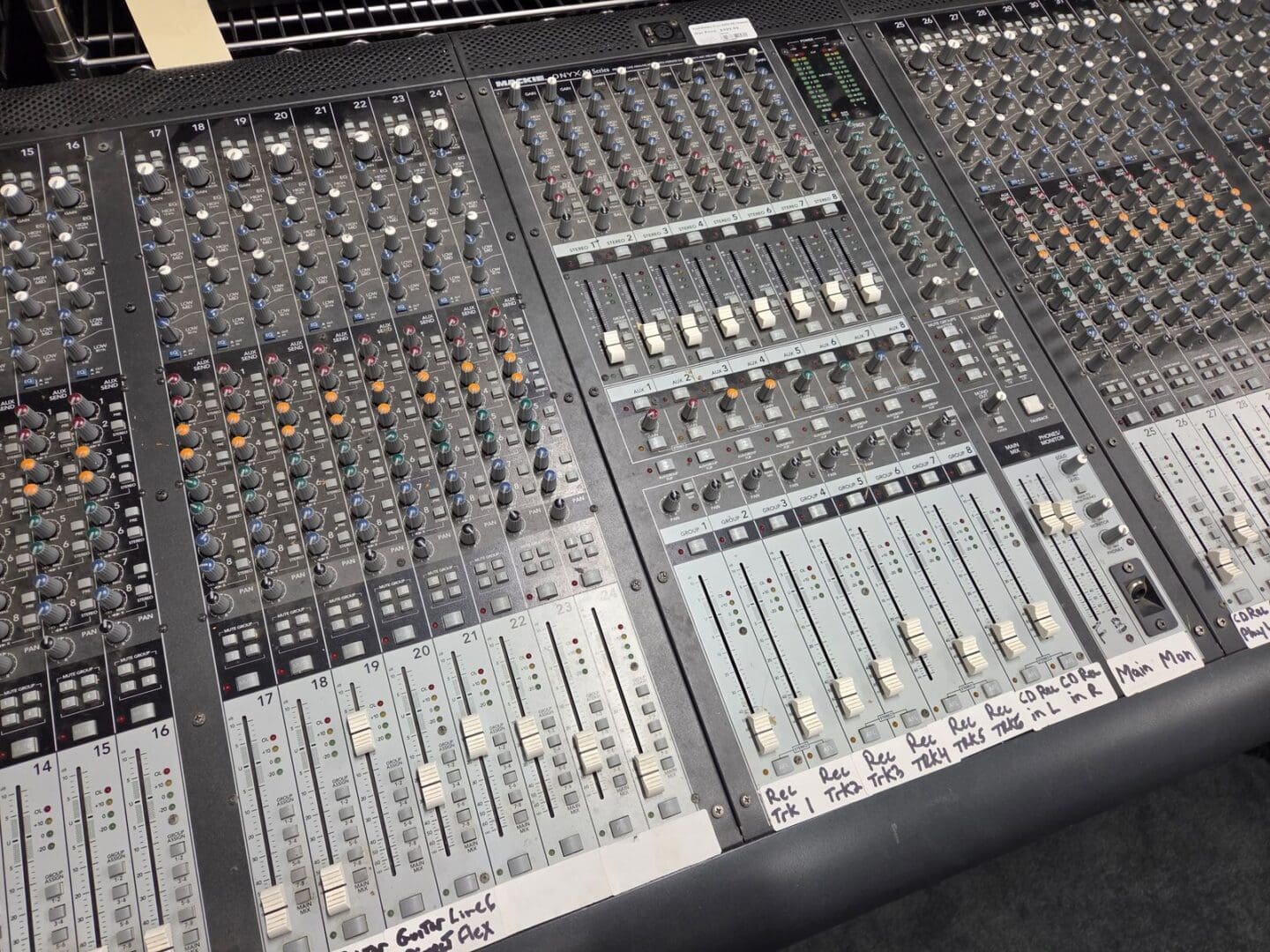 Mackie Onyx 4880 48-Channel 8-Bus Live Sound Reinforcement Console - Black LOCAL PICKUP ONLY!! - Image 6