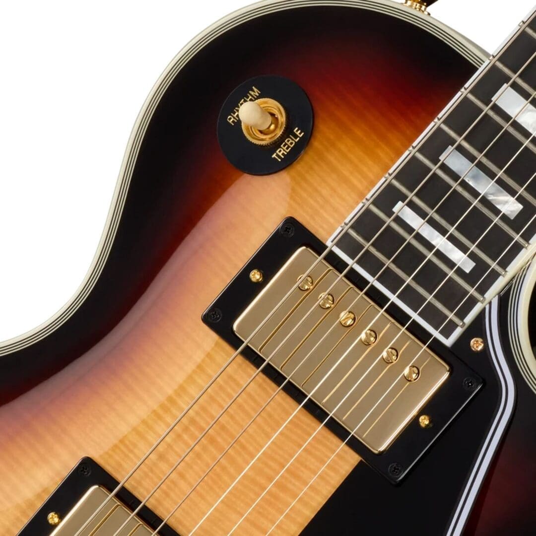 Epiphone IGC Les Paul Custom - Sedona Burst w/ Case - Image 8