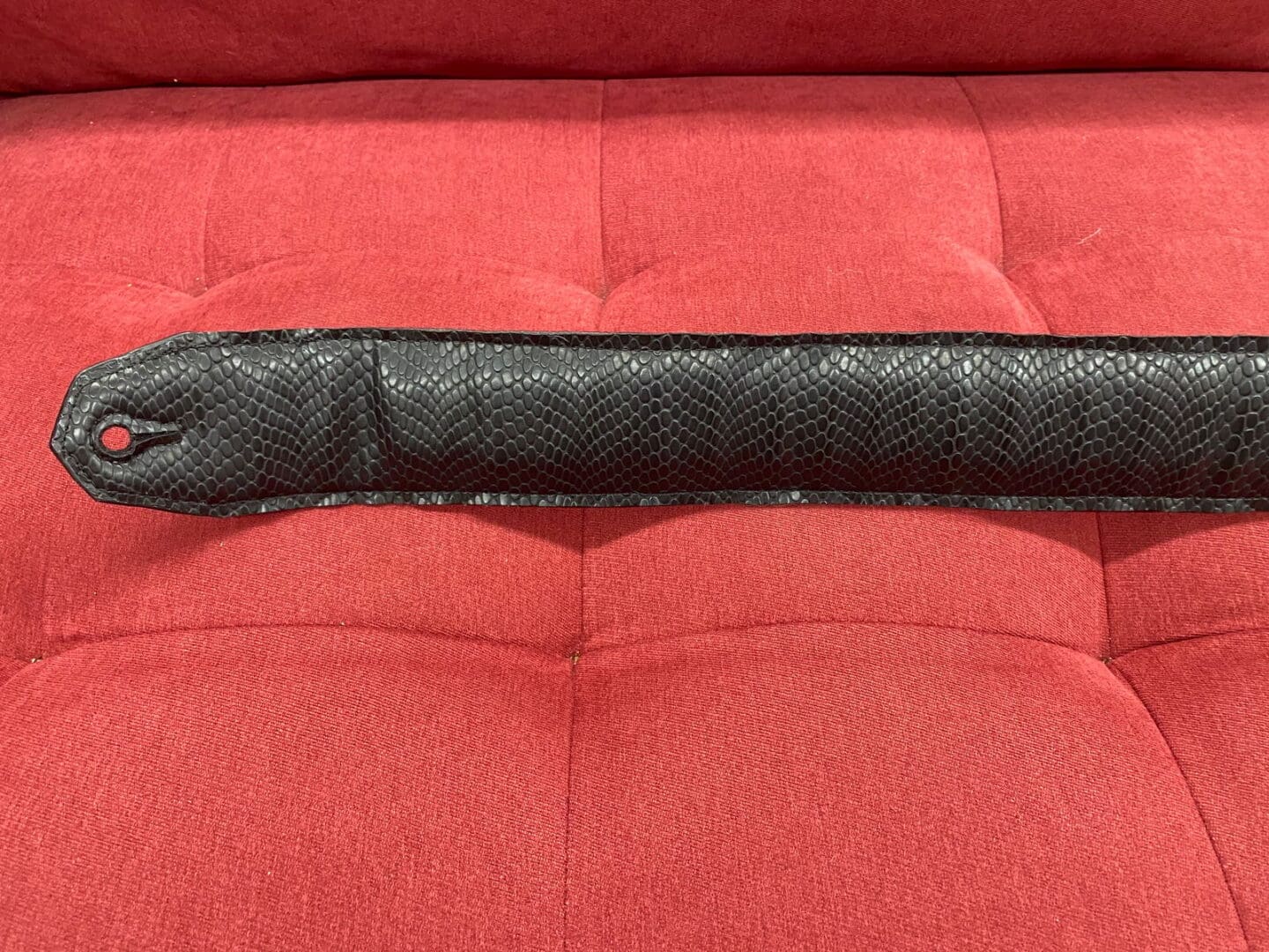 Steel Weather Bludgluttin " Black Momba" Studded Guitar Strap - Image 11