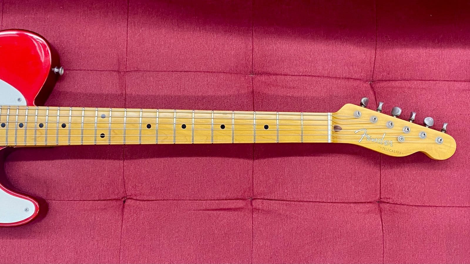 MIJ Fender Telecaster 50s’ Reissue 1995 - Candy Apple Red w/ Bag - Image 23