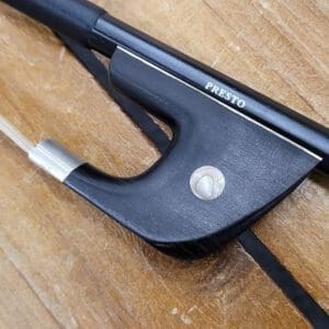 Presto 1/2 Size Carbon Fiber Bass Bow Ebony Price $174.99