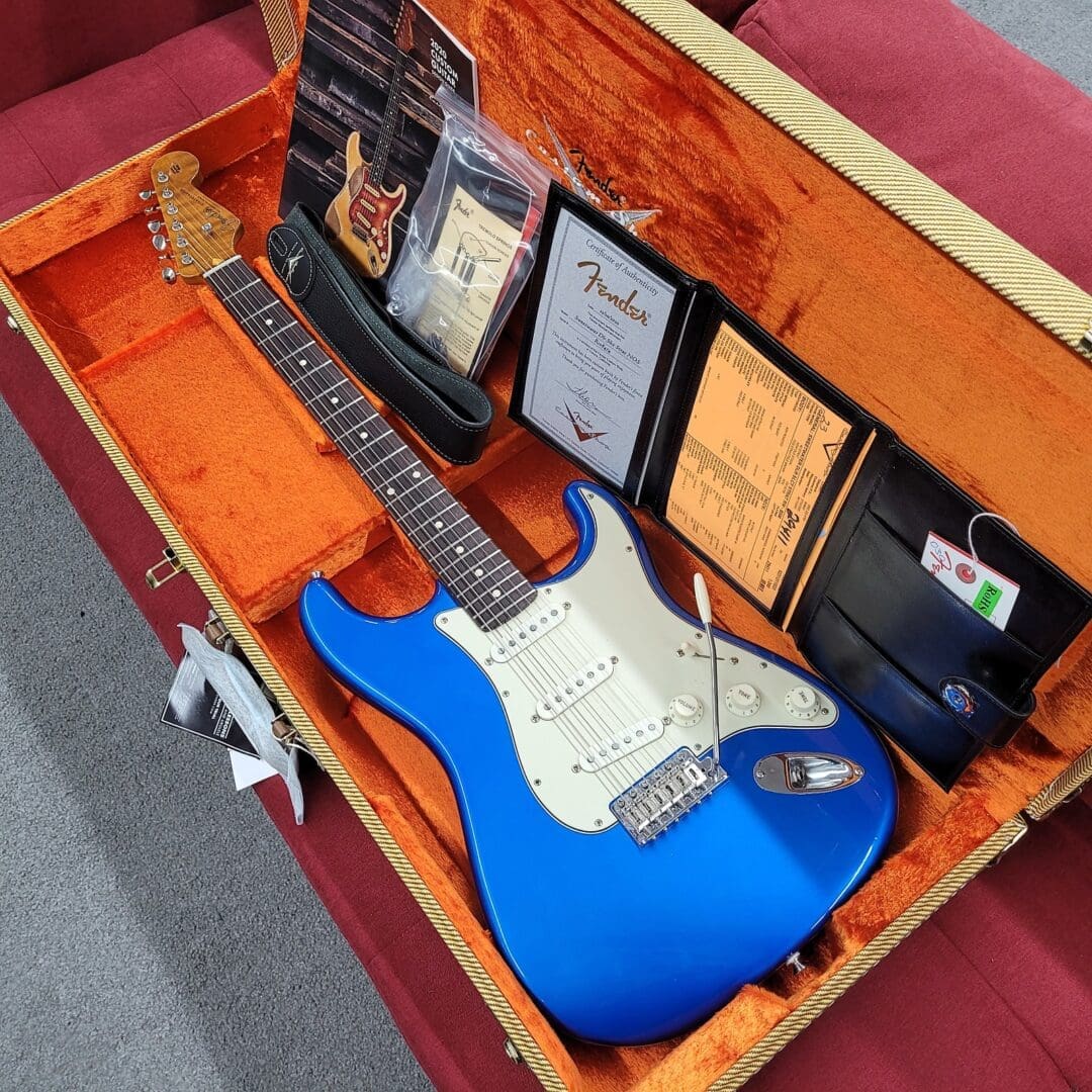 Fender Custom Shop Sweetwater Dealer Select Stratocaster NOS 2020 - Bright Saphire Metallic