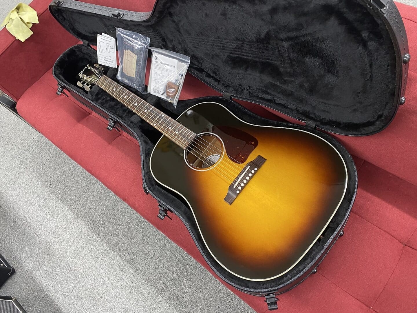 Gibson J-45 Standard Acoustic-Electric Guitar 2023 - Vintage Sunburst w/ Case