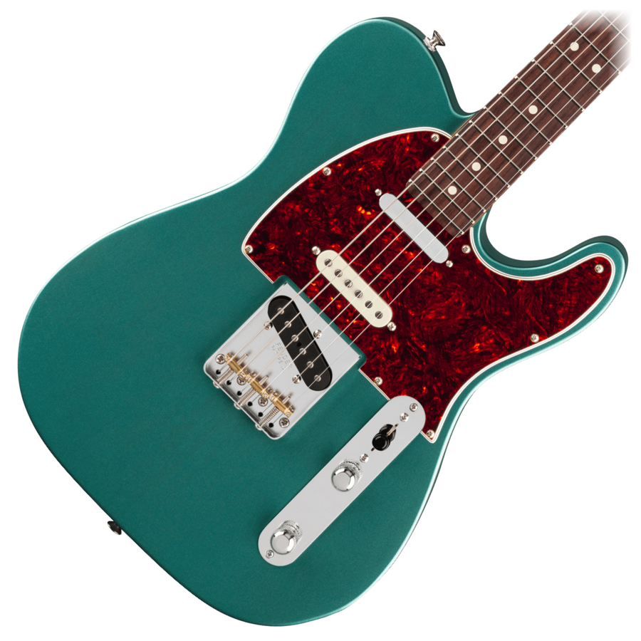 Fender American Professional Classic Hotshot Telecaster, Rosewood Fingerboard - Faded Sherwood Green Metallic