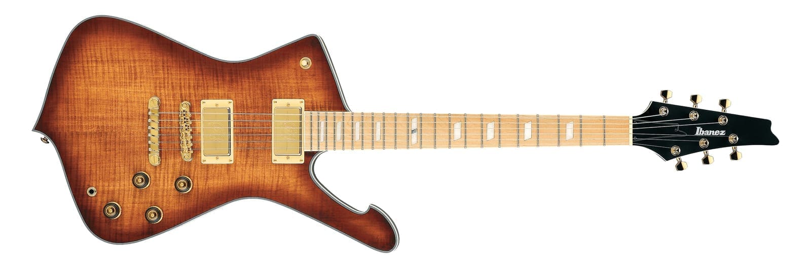 Ibanez IC420FM Iceman Caramel Burst Low Gloss w/ Ibanez Gig Bag