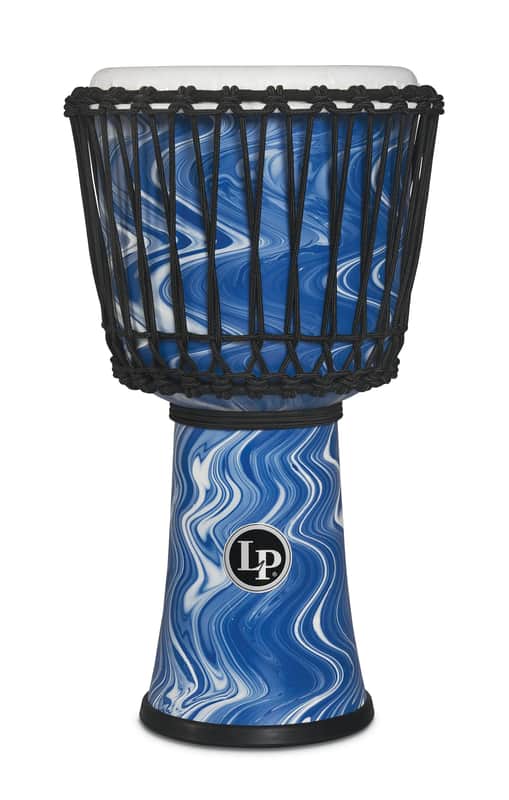 Latin Percussion Circle 10″ Djembe - Blue Marble
