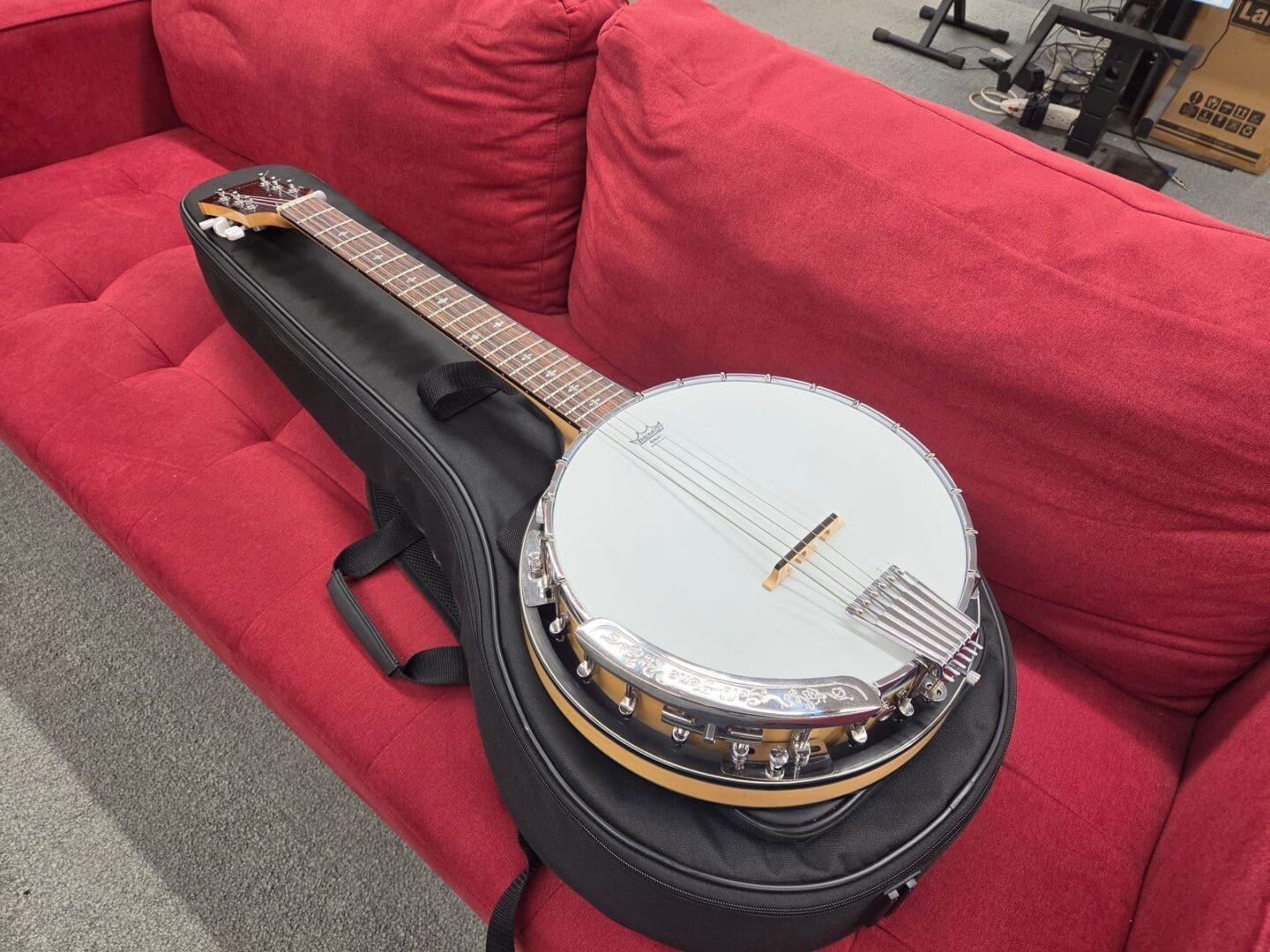 Gold Tone GT-500 Banjitar with Gigbag- Natural Gloss