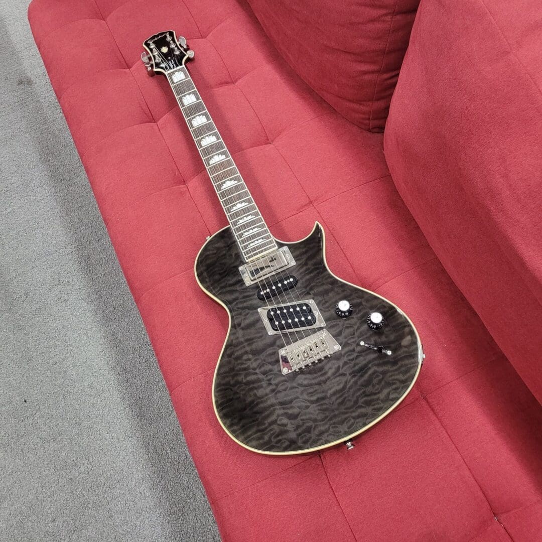 Epiphone Nighthawk Custom Reissue - Trans Black