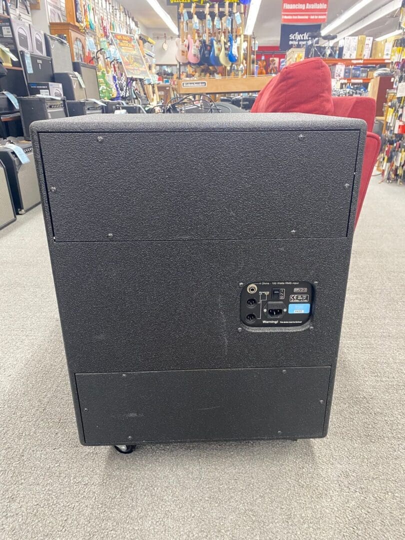Motion Sound SRV-212 Passive 2x12 Rotary Extension Cabinet with Footswitch 4ohm - Black - Image 8