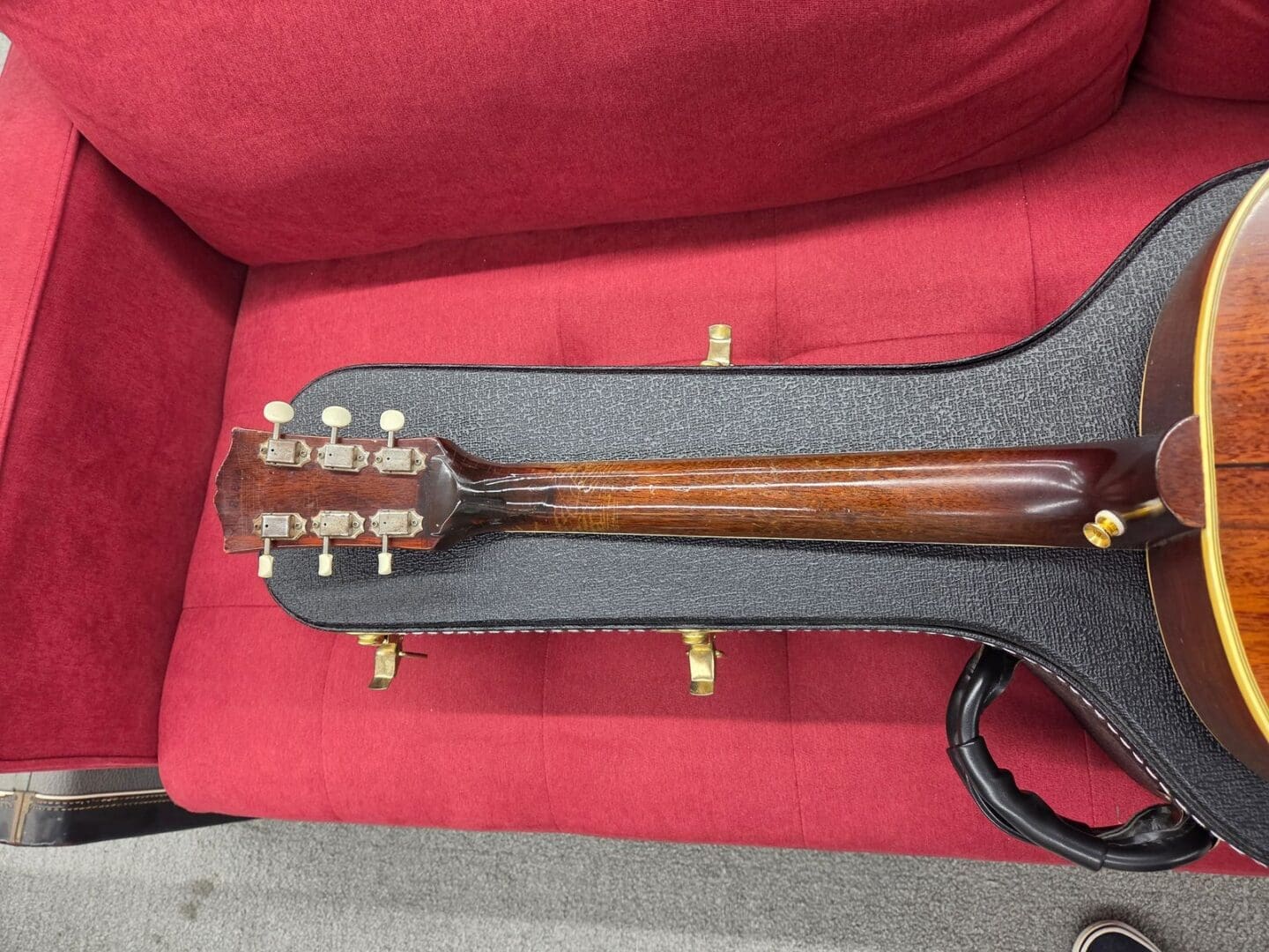 Gibson Southern Jumbo Acoustic Guitar with Case 1962 - Sunburnt - Image 22