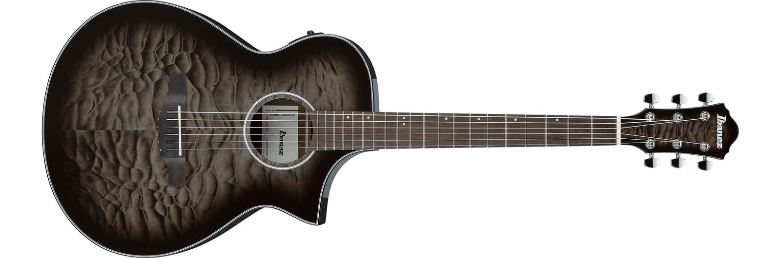 Ibanez AEWC11-TCB Grand Concert - Transparent Charcoal Burst